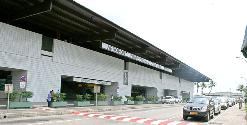 Une vue partielle de l'aéroport Léon Mba de Libreville
