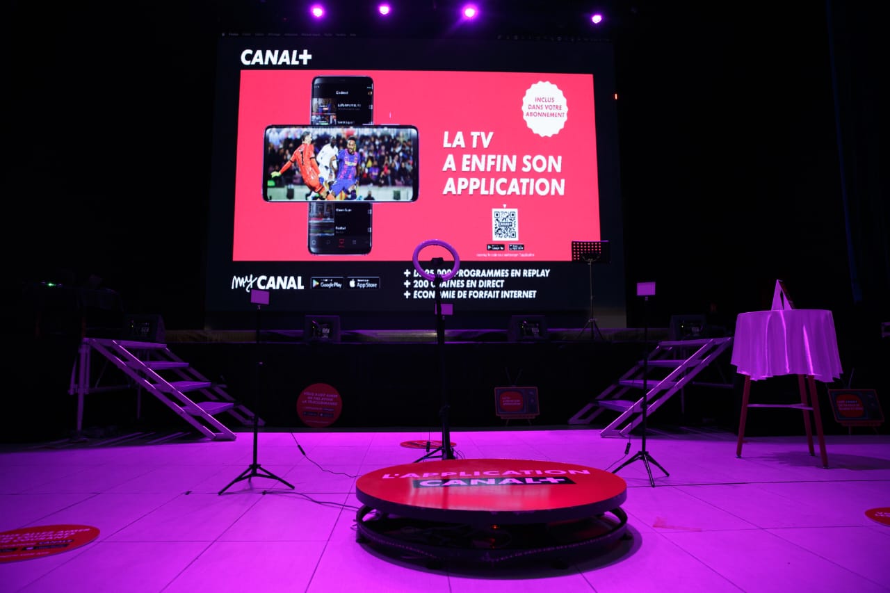 Canal+ présente au public les merveilles de son application