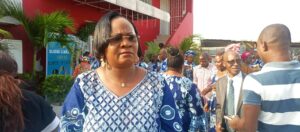 Pour  la Coordinatrice générale adjoint 2 de Djoui L’Akassi, Christiane Nfono Obiang, il est plus qu’urgent que les femmes gabonaises mobilisent pour rendre l’alternance possible au Gabon ©Gabonactu.com
