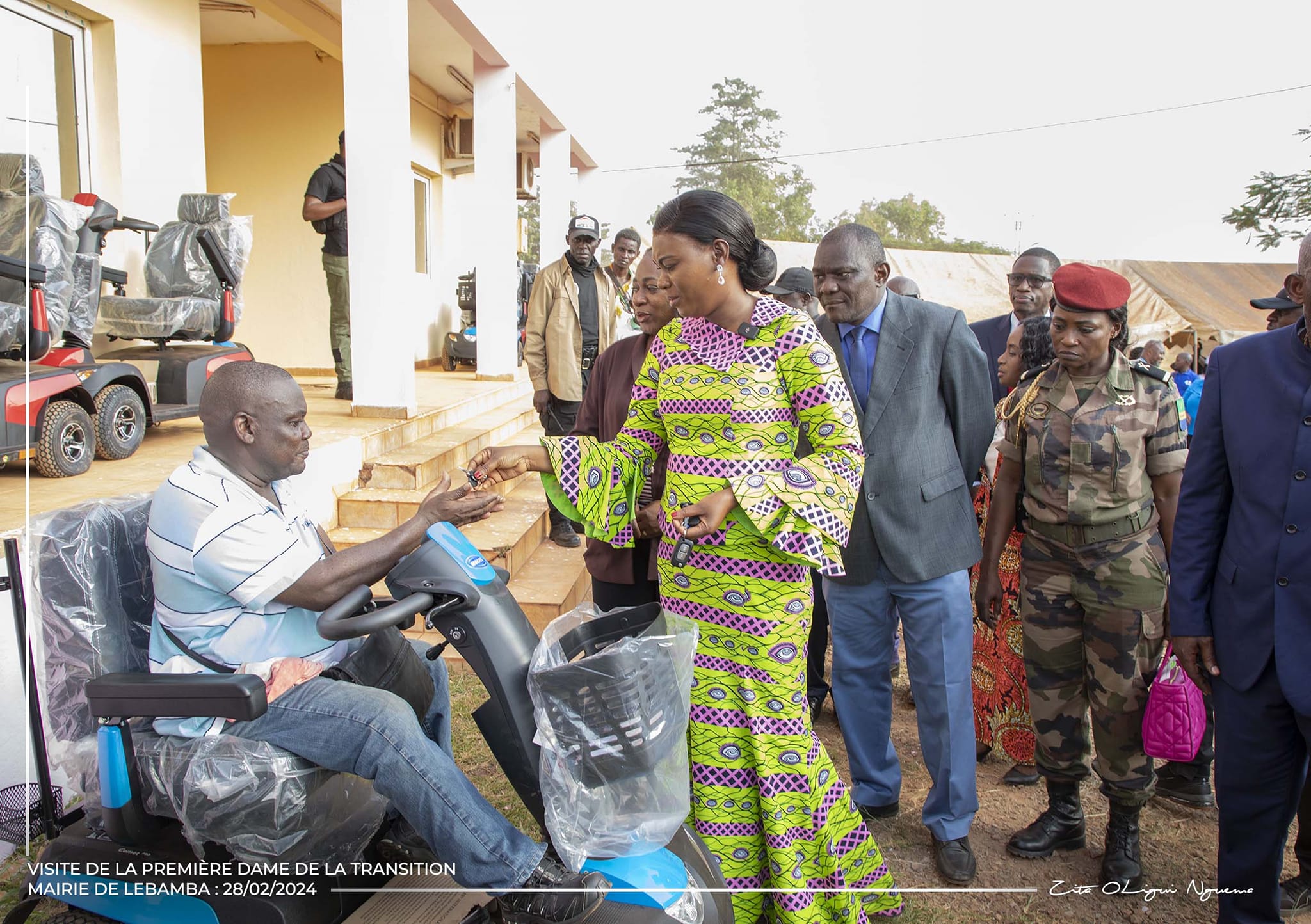 Humanitarian actions of First Lady Zita Oligui Nguema in Lébamba –