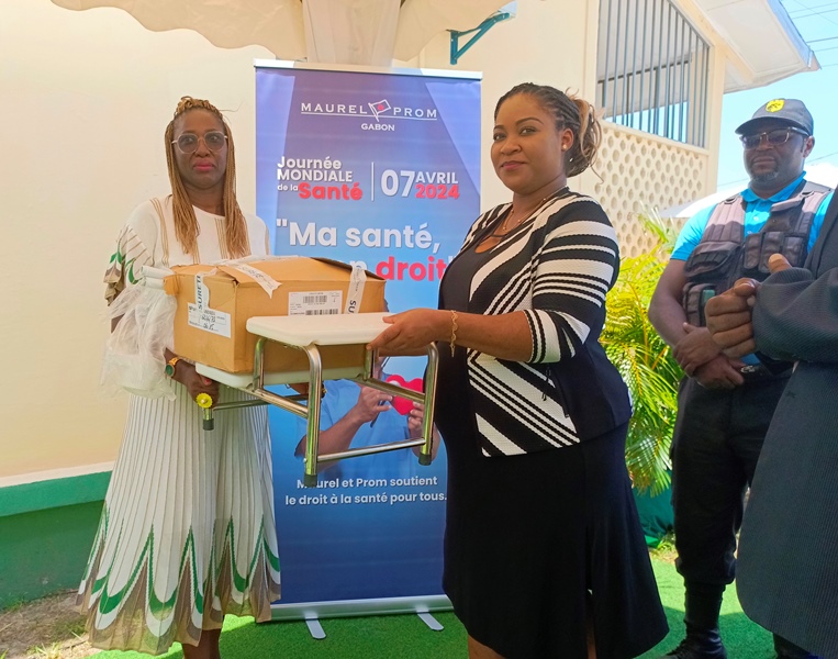 Municipal dispensaries in Port-Gentil supplied with medicines by Maurel & Prom Gabon –