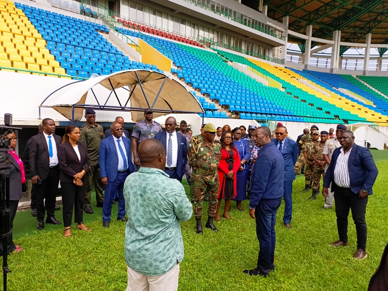 The Minister of Sports shocked by the vandalism at the Port-Gentil stadium –