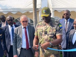 L’inauguration de l’aire des jeux municipale située au bord de mer en face du Lycée Léon Mba © Gabonactu.com