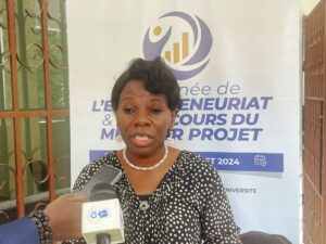 La Directrice d’EM Gabon-Business school, Dr Marina Esmedard Matoungou © Gabonactu.com