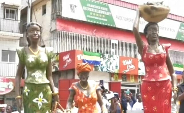 Le monument du rond-point de Nkembo / Gabonactu.com