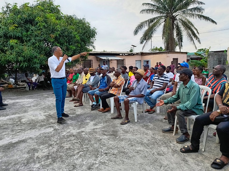 “Our ambition is to defend the interests of the people by supporting the CTRI” (Franck Nguema, leader of the Gabao Movement) –