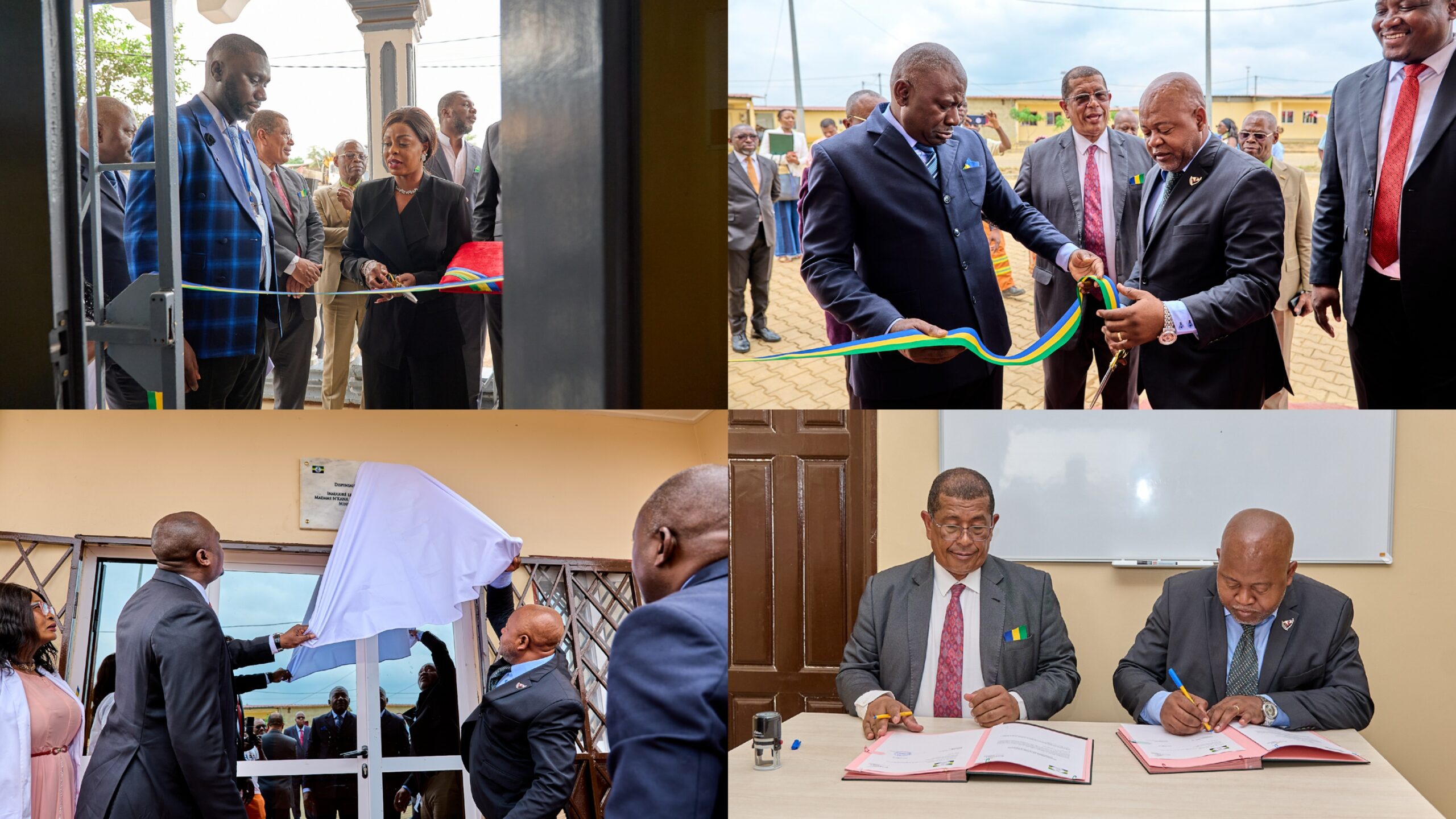 Moanda : trois projets inaugurés pour soutenir les populations -