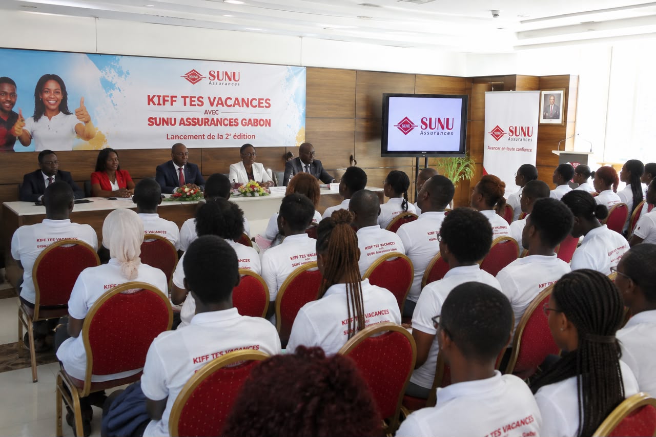 SUNU Assurances Gabon double son programme « Kiff Tes Vacances » et mise sur l’employabilité des jeunes –