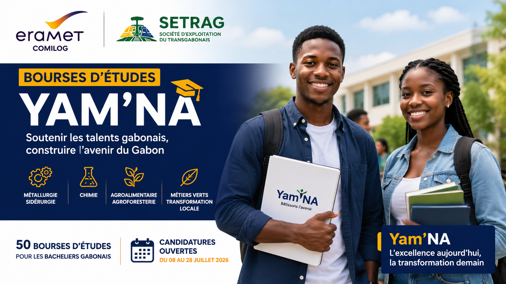 Bourses d’études Yam’na : les candidatures sont ouvertes -