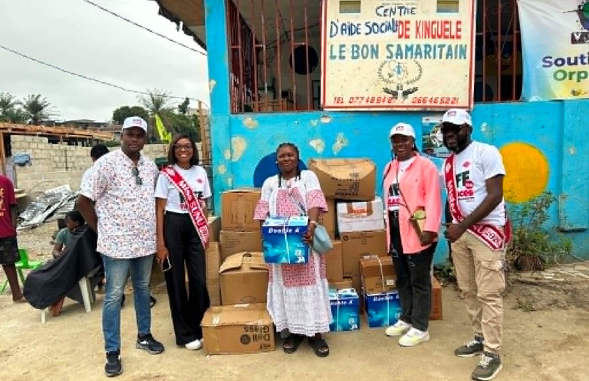 Rentrée scolaire :  SUNU Assurances Gabon solidaire avec les pensionnaires du centre d’aide sociale « le Bon Samaritain de Kinguélé  -