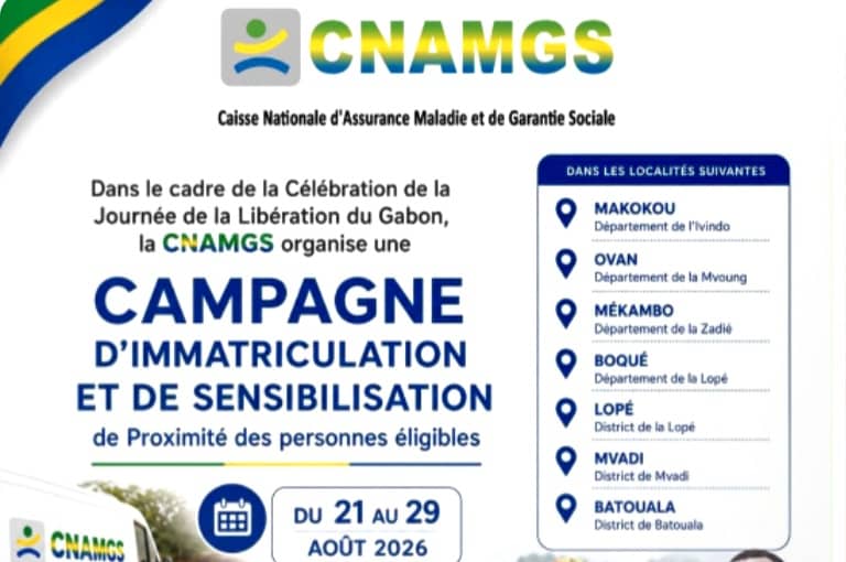CNAMGS : 9 jours d’immatriculation et de sensibilisation dans l’Ogooué-Ivindo -